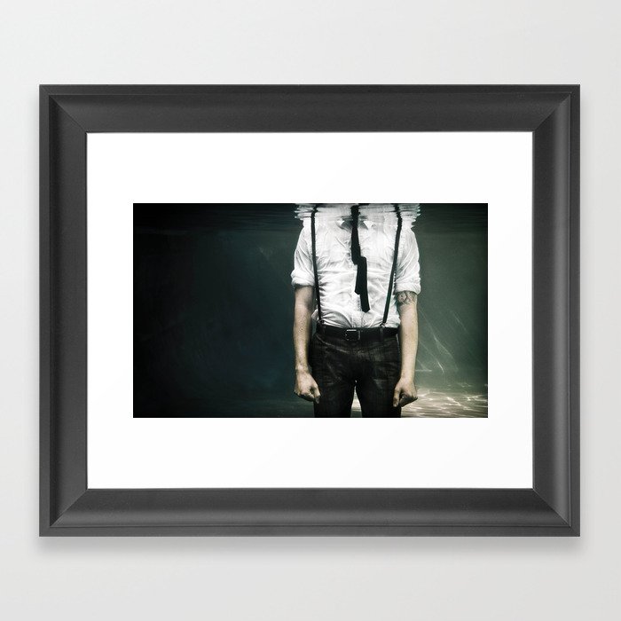 abyss of the disheartened VIII Framed Art Print