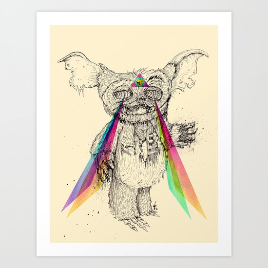 Gizmombie Art Print