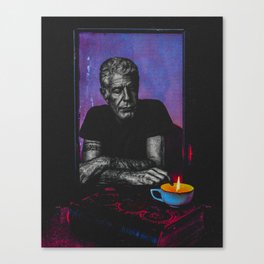 Anthony Bourdain Tribute Canvas Print