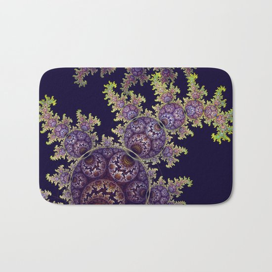Dragon spirals with Orbs Bath Mat