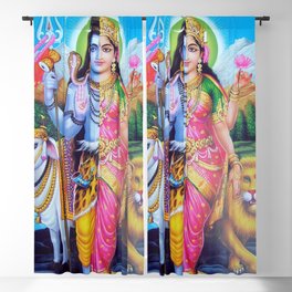 Shiva and Shakti Blackout Curtain