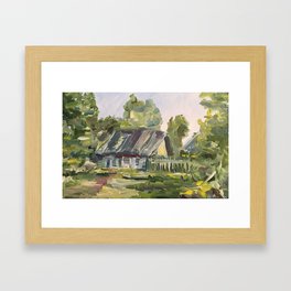 Horizontal Painting Framed Art Prints For Any Decor Style Society6