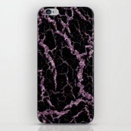 Cracked Space Lava - Glitter Pink iPhone Skin