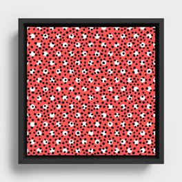 New Dots Framed Canvas