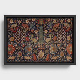 Antique Tapestry Framed Canvas