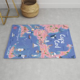 Cape Cod map Rug