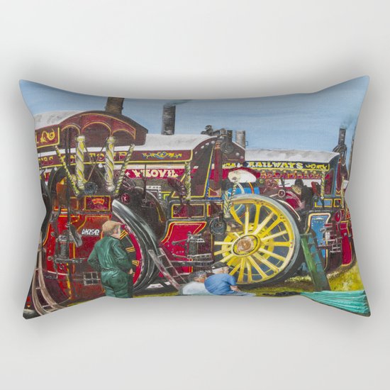 Day at the Steam Up Rectangular Pillow