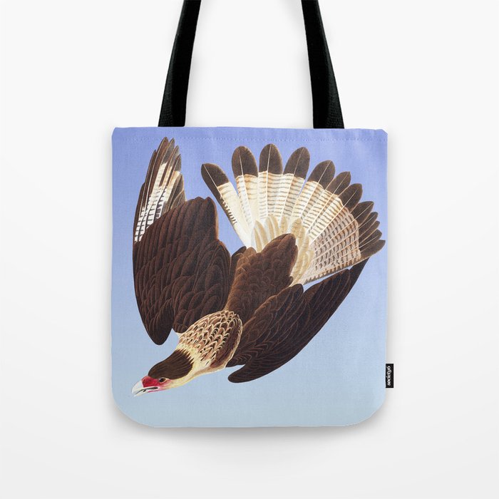 Brazilian Caracara Eagle by Audubon Tote Bag
