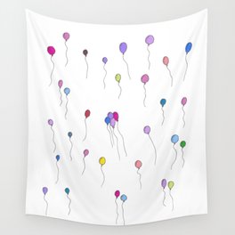 Party Balloons Wall Tapestry