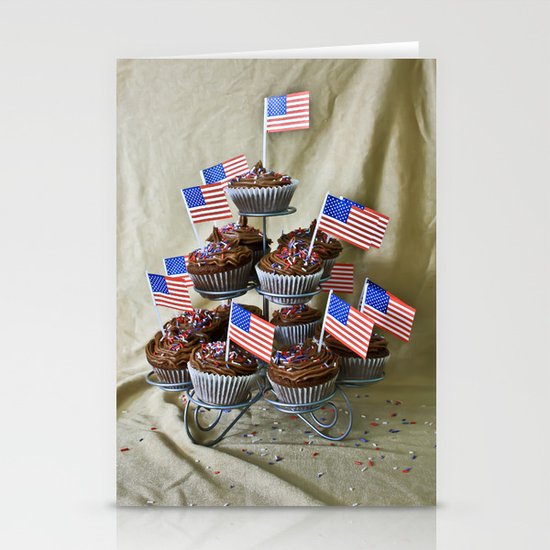 Chocolate Cupcakes Stationery Cards