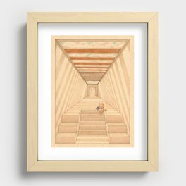 Hallway Recessed Framed Print