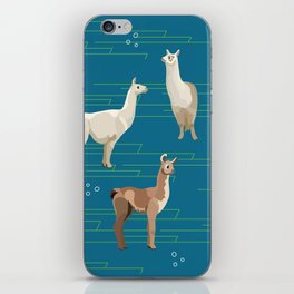 Peruvian Llamas iPhone Skin