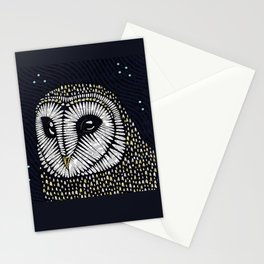 Barn Owl print Stationery Cards