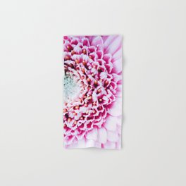 Pink Germini Gerbera Closeup 11 Hand & Bath Towel