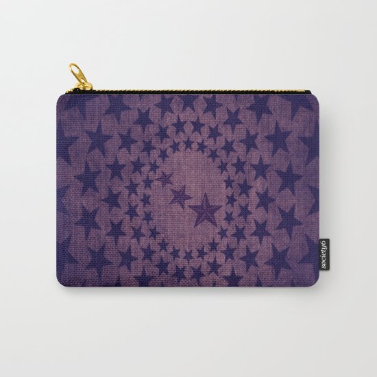 Purple stars decorative pattern Carry-All Pouch