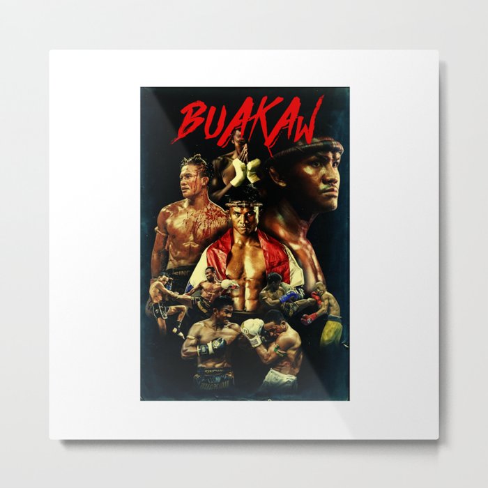 Muay Thai Metal Print