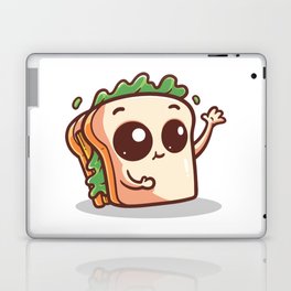 Cute Sandwich Illustration Laptop Skin
