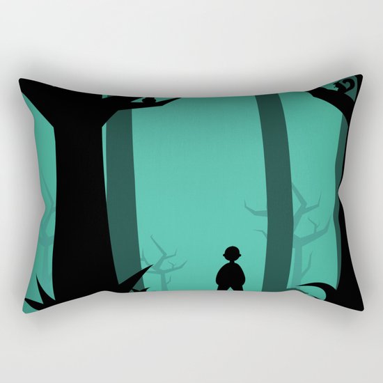 Lost In The Woods Rectangular Pillow