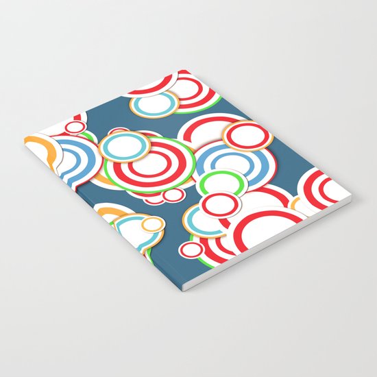 Pattern circle top Notebook