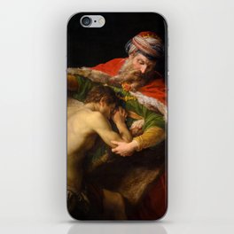 The Return of the Prodigal Son, 1773 by Pompeo Batoni iPhone Skin