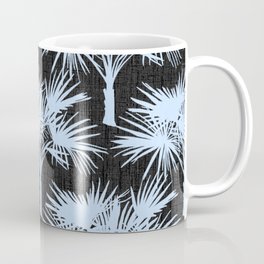 70’s Palm Springs Pastel Blue on Charcoal Mug