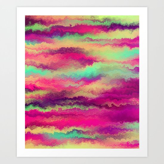 Painted Rainbows 6 Art Print