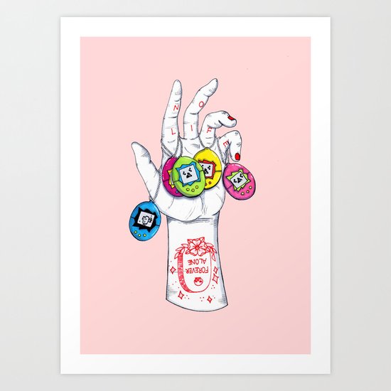 No Life Art Print