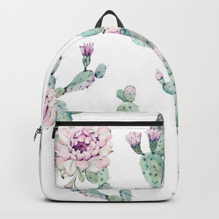 Arizona Desert Rose Cactus Pattern Backpack