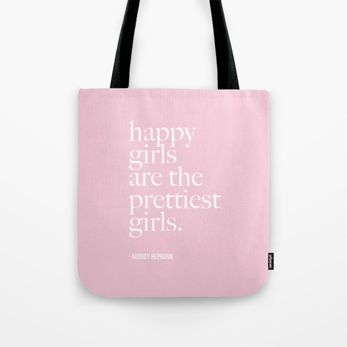 Happy Girl Pretty Girls Tote Bag