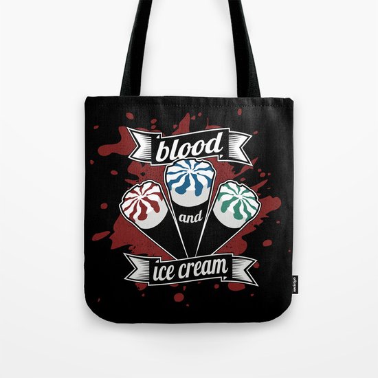 Blood & Ice Cream Tote Bag