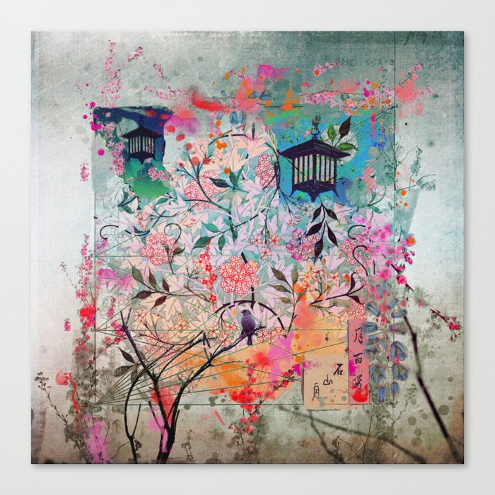 Spring collage Canvas Print
