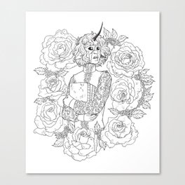 Thorns and Roses Canvas Print
