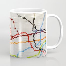 London Lego Underground Map Coffee Mug