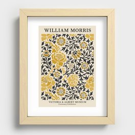 William Morris Floral Pattern - Victoria And Albert Museum   Recessed Framed Print