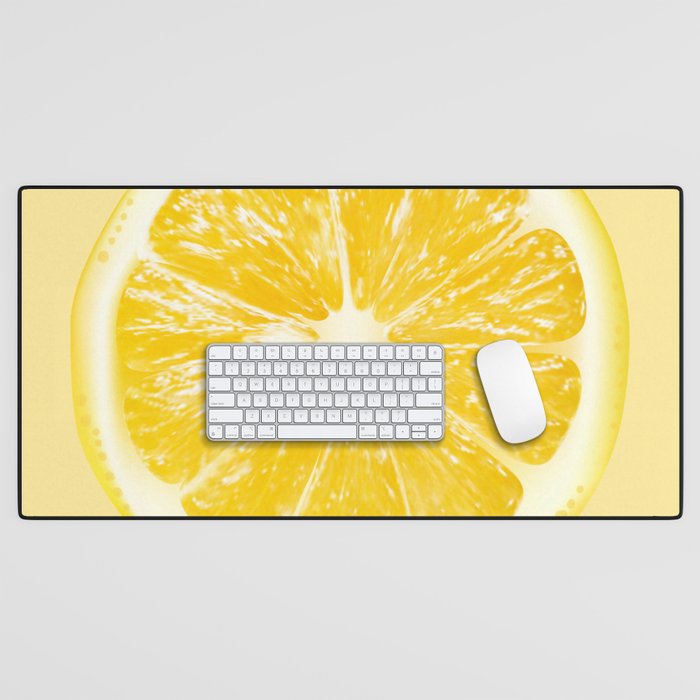 Mediterranean Lemons Desk Mat