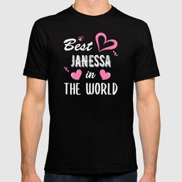 Janessa Name, Best Janessa in the World T-shirt