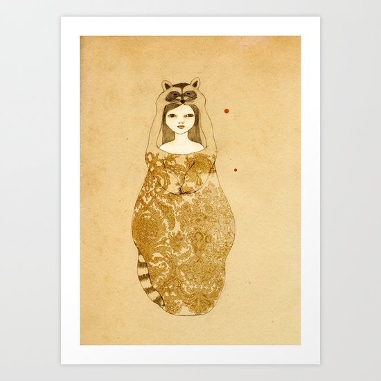 Little thief Art Print