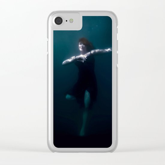 Dancing Under The Water Clear iPhone Case