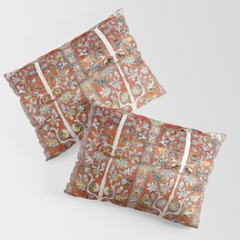 Silk Tabriz Northwest Persian Rug Print Pillow Sham