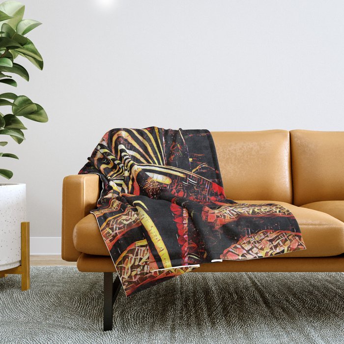 2574s RES Abstract Nude Ass Butt Bum Tush Painting Throw Blanket by Chris Maher Society6