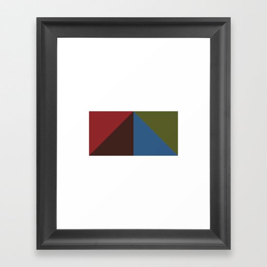 #416 Pyramid – Geometry Daily Framed Art Print