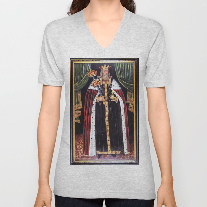 King Edward III of England V Neck T Shirt