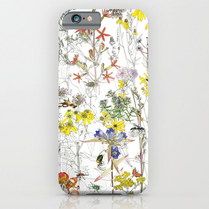 Summer Prairie Flowers iPhone Case