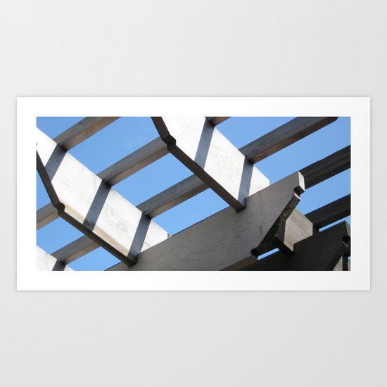 Sky Grid Art Print