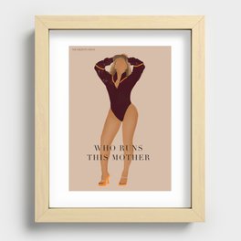 Female Empowerment - Feminist Recessed Framed Print