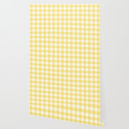 Classic Check - light yellow Wallpaper