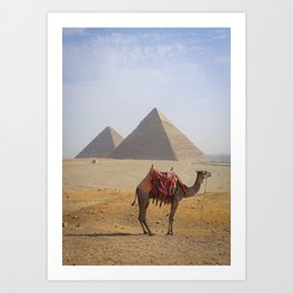Great Pyramids of Giza Art Print