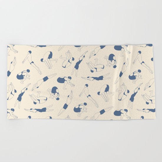 On Your Marks Beach Towel