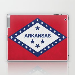 Flag of Arkansas US State Flags Banner Colors Emblem Symbol Iconography Laptop Skin