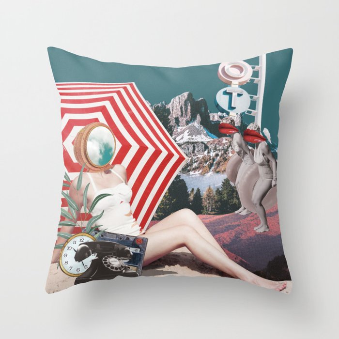 Timeless summer Throw Pillow